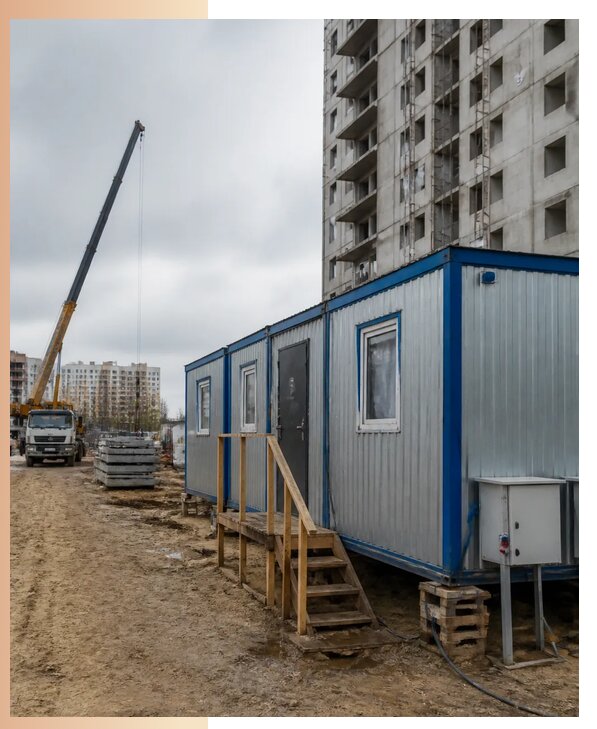 Аренда строительных вагончиков для рабочих в Нягани